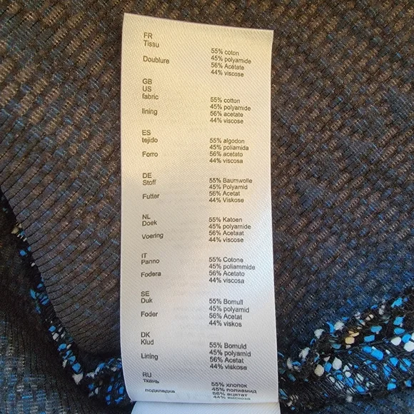 🌟 HOST PICK Maje blue jacquard dress Size 1 - Picture 8 of 13